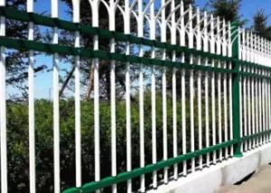 Quality Best Price Powder Coated Square Post Wrought Iron Aluminum Fence for sale