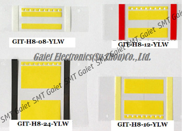 Yellow SMT Splice Tape 8 Holes Replacement With Clip