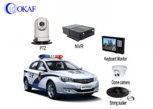 Quality 4G Police Car IR Auto Tracking PTZ Camera / Security Camera With Powerful Magnet Mount for sale