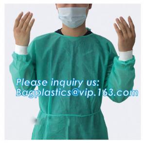 China Non-woven SBPP Isolation Gown,Cheap SF SBPP Coverall/Overall for Medical use,Wholesale Disposable Dental Lab Coat bageas on sale
