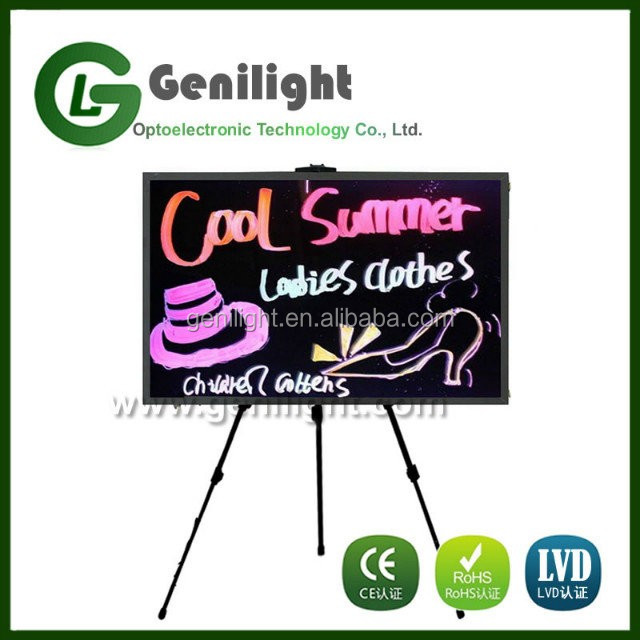 CE RoHS LVD Approved Fluorescent Liquid Chalk Marker for 7 Colors RGB Change Menu Sign
