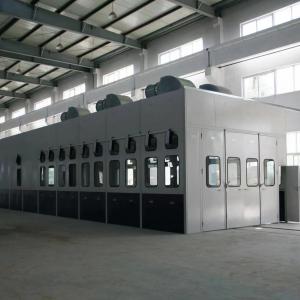 China 15m 380V Bus Spray Booth Truck Painting Room Eco Friendly Twater Curtain Spray Booth on sale