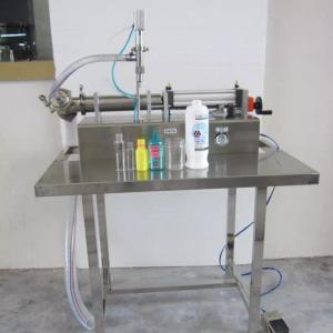 China Semi Automatic Paste Cosmetic Liquid Filling Machine For 10-250ML Bottle on sale