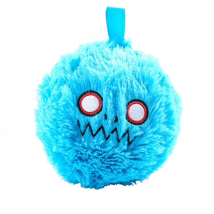 6" Fuzzy Fluffy Freaky Face Ball with 100g-600g Capacity