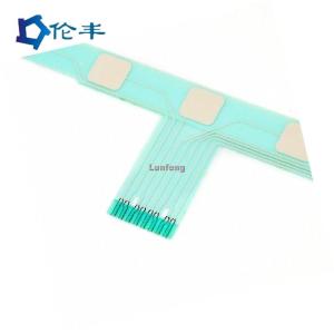 Quality Embossing Capacitive Membrane Keypad 3M9080 LED Control Panel Overlay for sale