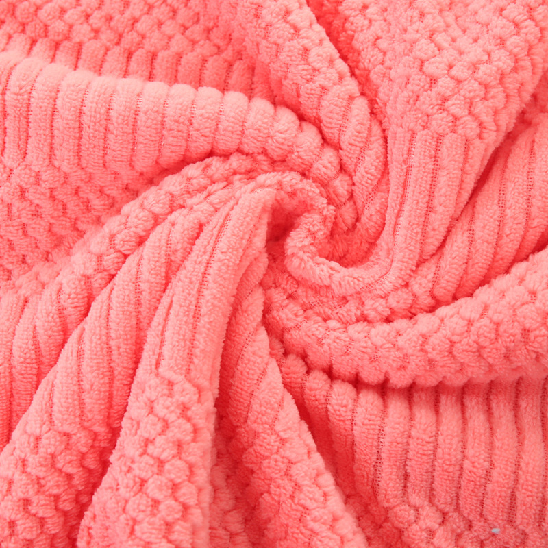 Thickened 250GSM Microfiber Coral Fleece Cation Bath Towel Set for Gift Soft Absorbent