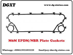 China M6 Channel Gasket EPDM 150°C Max Clip On(Hang On) Heat Exchanger 749*249 mm on sale