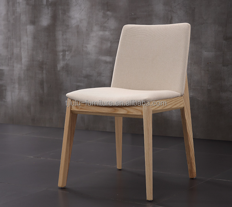 Dining Chair Wood Style Solid Wood Luxury Modern Design PU Leather Material Simple Concise for Dining Specific Chair
