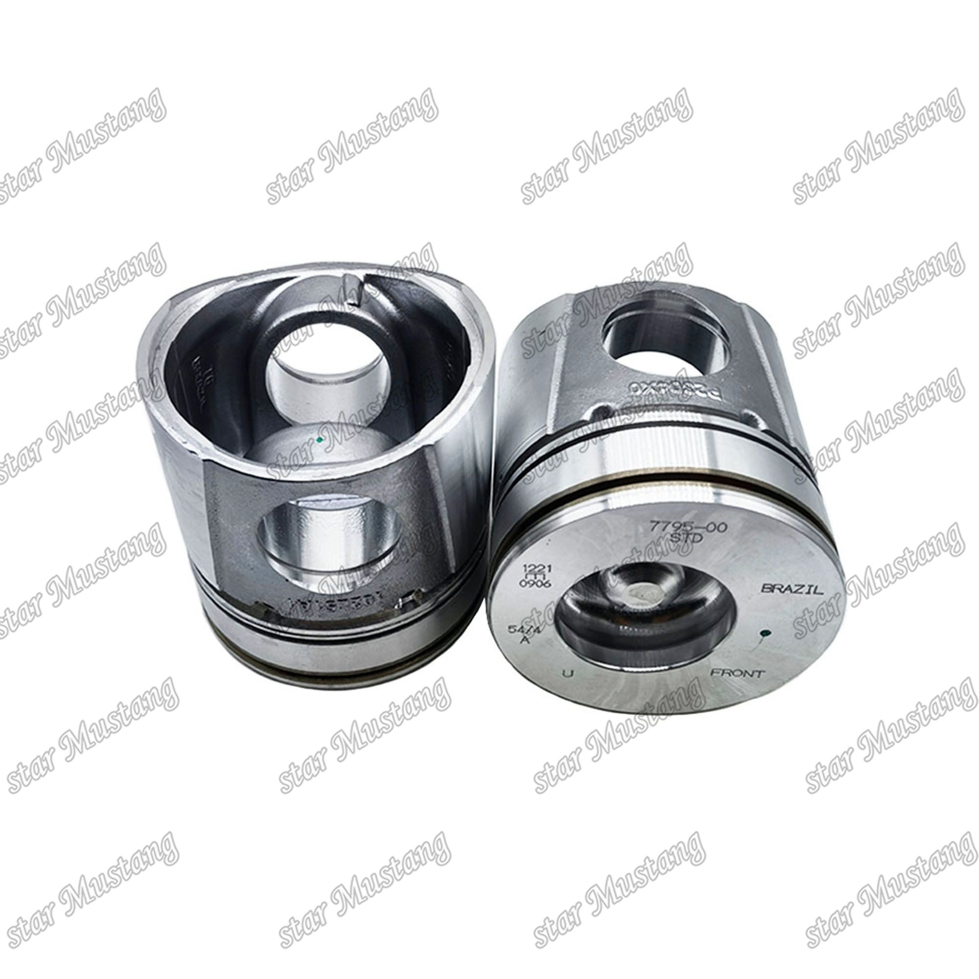 Piston 4BT 4D102 6BT 6BT5.9 6D102 50mm Combustion Chamber 3957795 3807795 For Cummins Diesel Engine Repair Parts