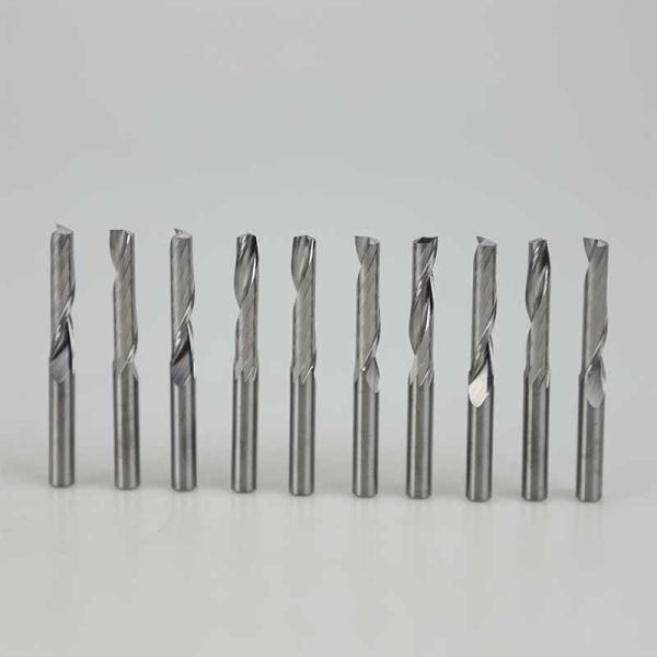 Carbide Single Edge Spiral Milling Cutter Wood CNC End Mill Left Turn Single Edge Engraving Milling Cutter