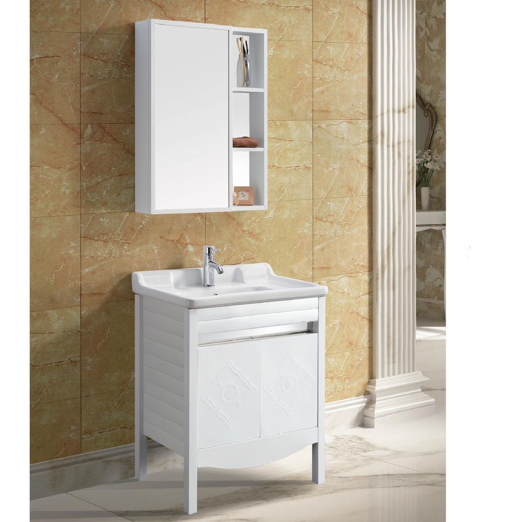 Modern Alunimun Bathroom Vanity/ all aluminum bathroom cabinet/Mirror Cabinet /DB-8120 700X460mm