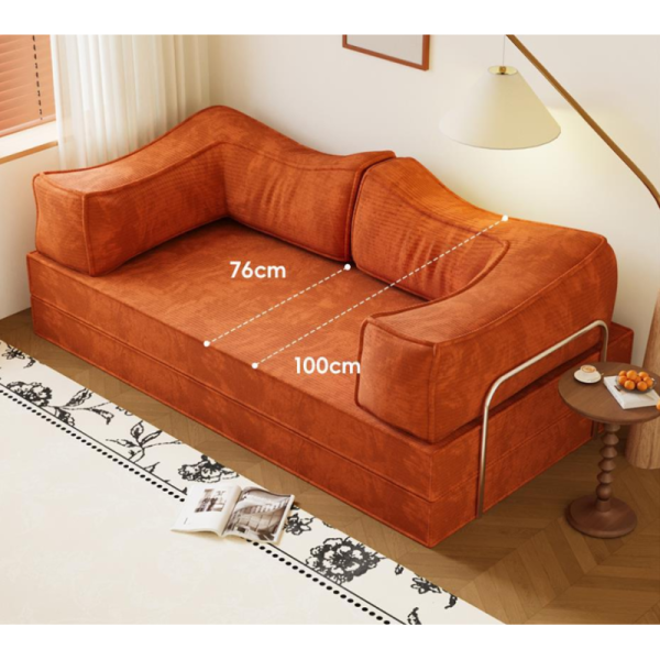 Modern Modular Folding Convertible Sofa Bed Tufted Reclining Full 35D Sponge Comfortable Cloud Couch Compressed Living Villa