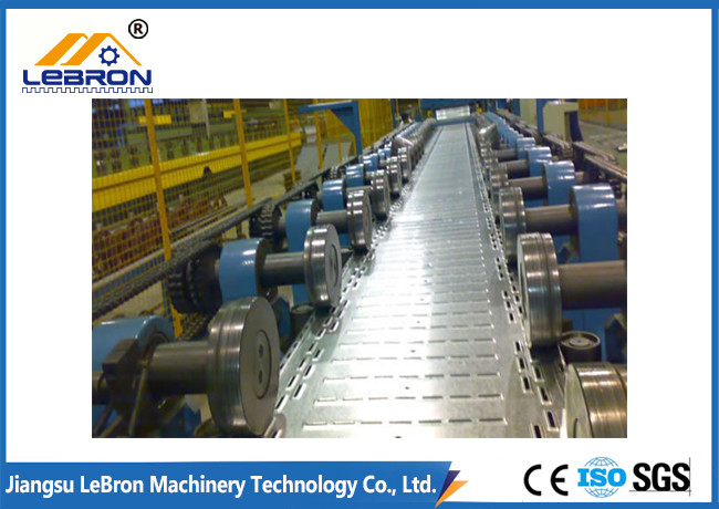 Automatic Control Cable Tray Roll Forming Machine 8-12m/min Forming Speed
