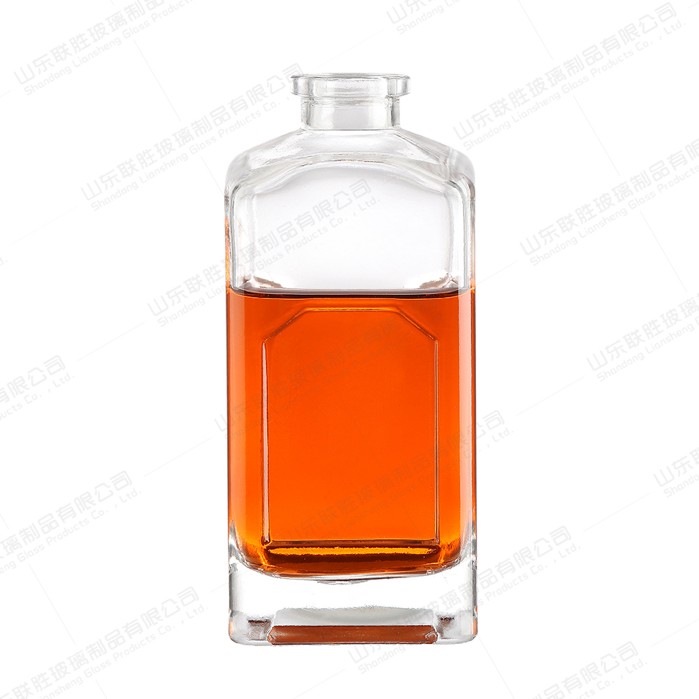 Glass Lid Sealing Type 375ml 500ml 650ml 700ml 750ml 1000ml Wine Bottle with Custom Logo