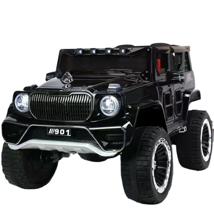 12V Electric Ride On Car Toy 2 Seater with Remote Control Leather Seat and EVA Wheel