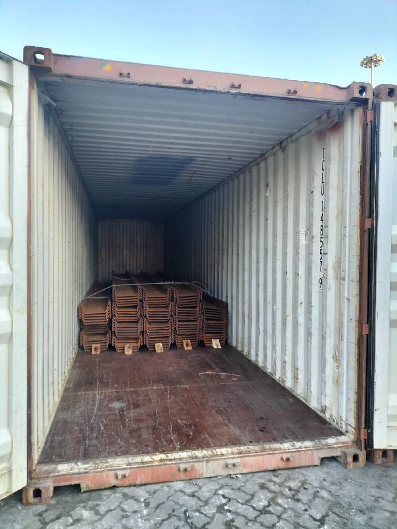Hot Rolled Larsen Sy295 Sy390 U Type Used Steel Sheet Pile On Sale Type 2 And Type 3