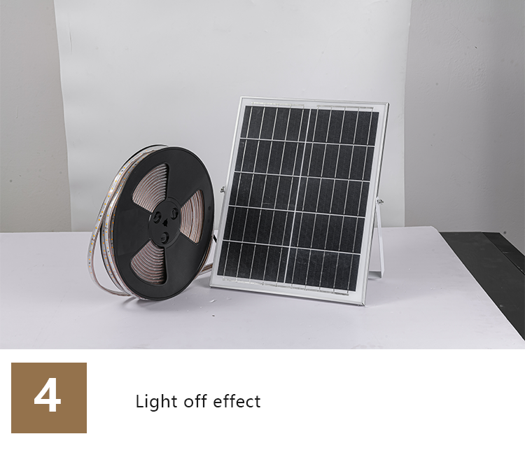 3000K Lithium Battery Solar Powered LED Strip Rgb Solar Led Tape Lights