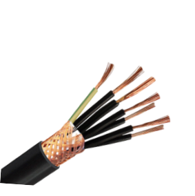 LSZH Control Cable Copper Conductor XLPE Insulated Copper Wire Screened CU/XLPE/CWS/PVC NYCY N2YCY