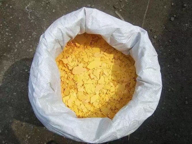 Yellow Sodium Sulfide Na2s Flakes Washing And Dyes Raw Material