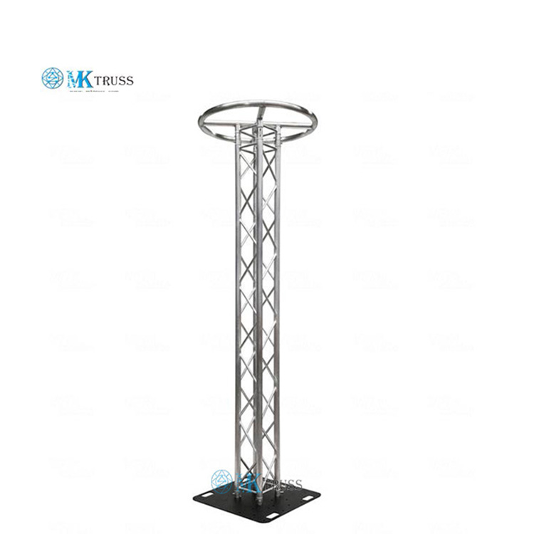 Wedding Customized Decorative Flower Stand Aluminum Display Truss with 20*2mm Brace Tube