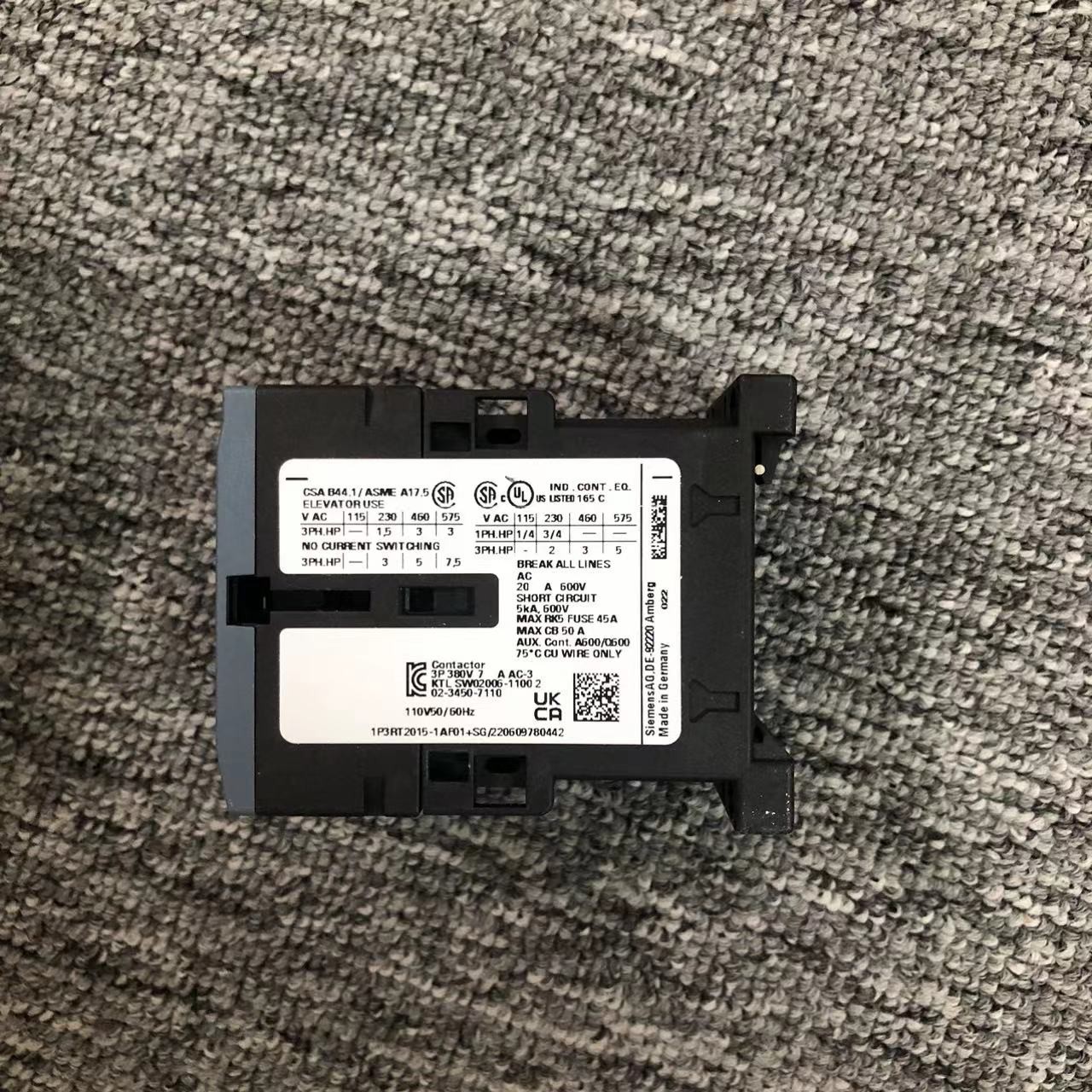 100% New 3RT2015-1AF01 Siemens Power Contactor In Stock 39121529