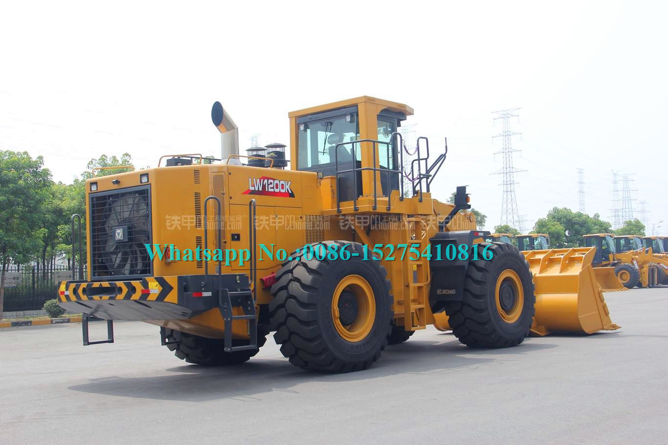 Largest Heavy Earth Moving Machinery 12 Ton XCMG Wheel Loader LW1200K