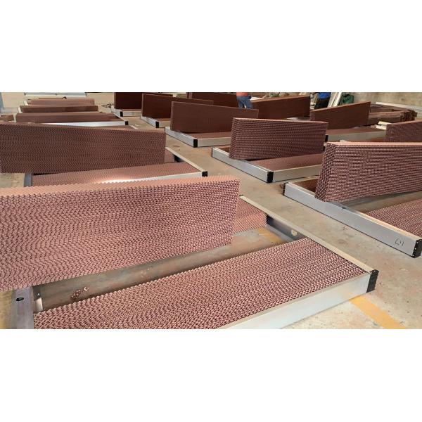 Qingzhou Factory's New Electric Honeycomb Evaporative Cooling Pad for Bee Farm Greenhouse Poultry Farm-Made from Paper