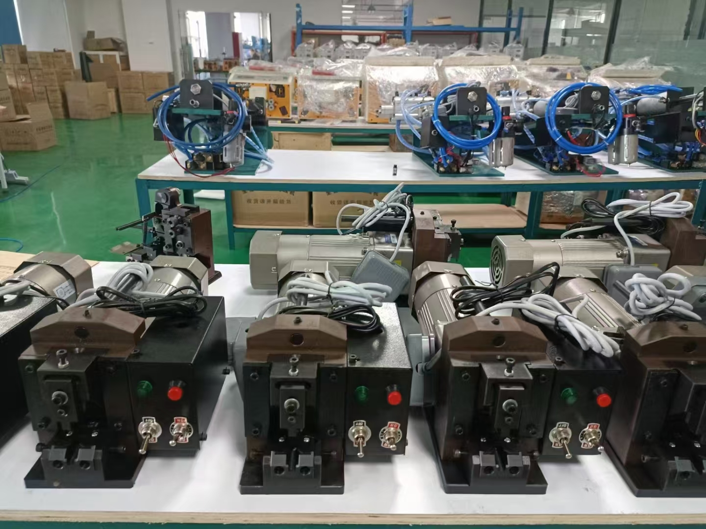 Automated wire processing machinery