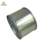Easy Open Tuna Packaging Metal Round Tin Containers With Lids