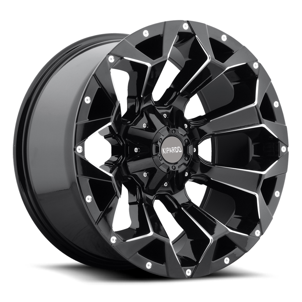 A356.2 Matte Black Polished 17inch Off Road Rims