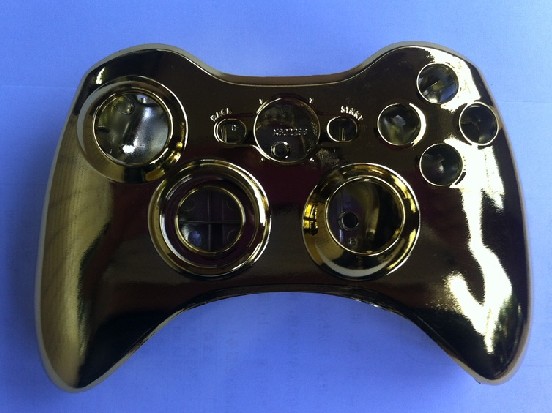 Solid Black XBOX One Gamepad , Vibration Wired Game Controller