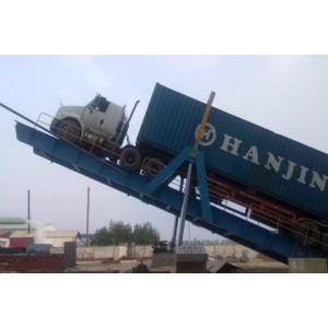 Quality Hydraulic Truck Loading Platform 400mm Lip Mobile Unloading Ramp for sale