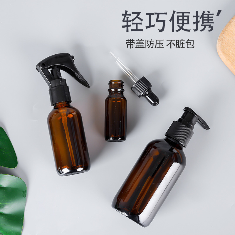Cobalt Blue Glass Trigger Spray Bottle 250ml 500ml 1000ml Glass Boston Lotion Bottle with Pump and Logo/Graphic Design