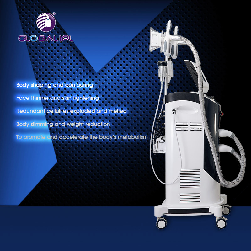 Medical CE Cryolipolysis Machine 6MHz Multipolar RF Frequency For Weight Loss