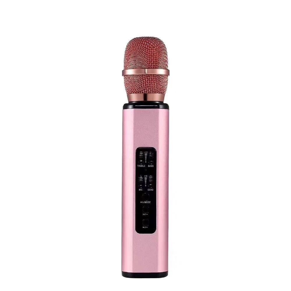 Bluetooth Multifunction Karaoke Microphone Speaker with Rechargeable Battery