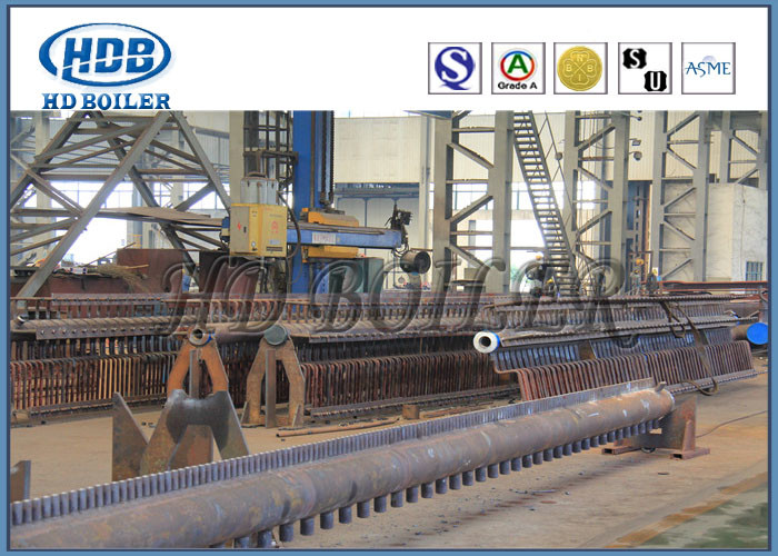 OEM Large Diameter Carbon Steel Boiler Manifold Headers With Red Painting