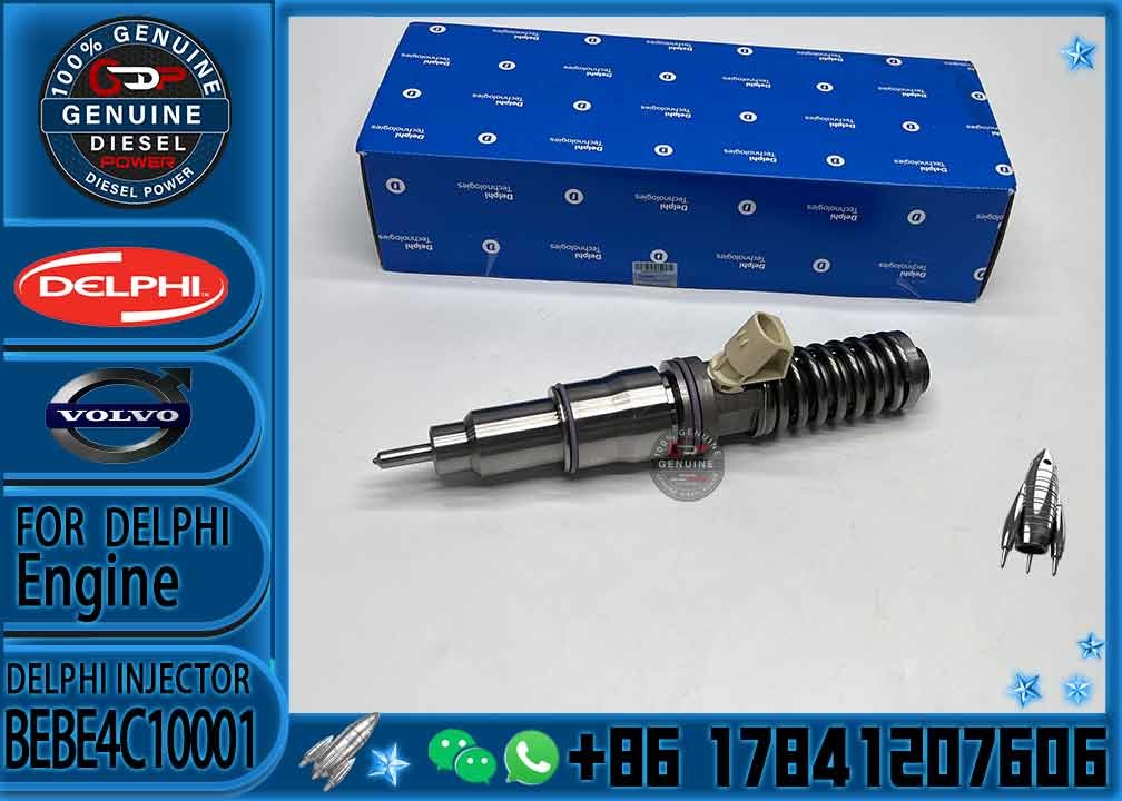 High quality Excavator parts BEBE4C10001 diesel fuel injector 3803848 21586294 3801439 for Excavator injector