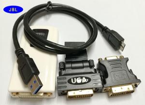 Quality 2016 hot sale VGA USB Display adapter, with USB 3.0 cable, DVI to VGA/ HDMI adapter for sale