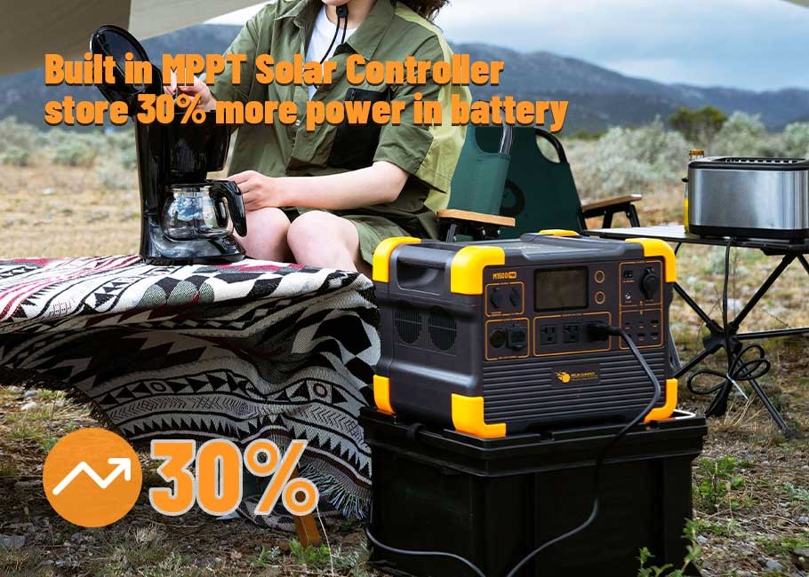 2000W Lithium Ion UPS Solar Generator 110V / 220V Multiple Protection Easy Carrying