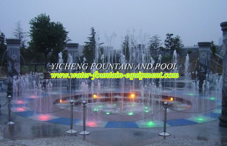 PLC Control Outdoor Pond Fountain Accessories ISO Program Control Fountain
