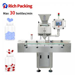 Quality Fully Automatic Counting Machine High Capacity Glass Bottle Filling Pill Capsule Tablet for sale