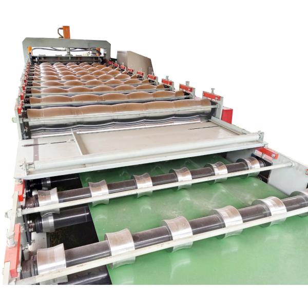 Space Saving Double Layer Roll Forming Machine Rib Type Fatigue Resistant