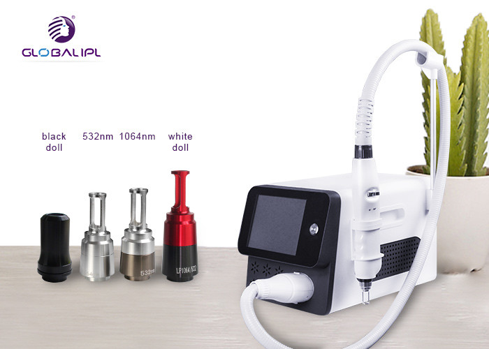 Tattoo Removal Q Switched Nd Yag Laser 1 To 6Hz Frequency 220V / 110V Voltage