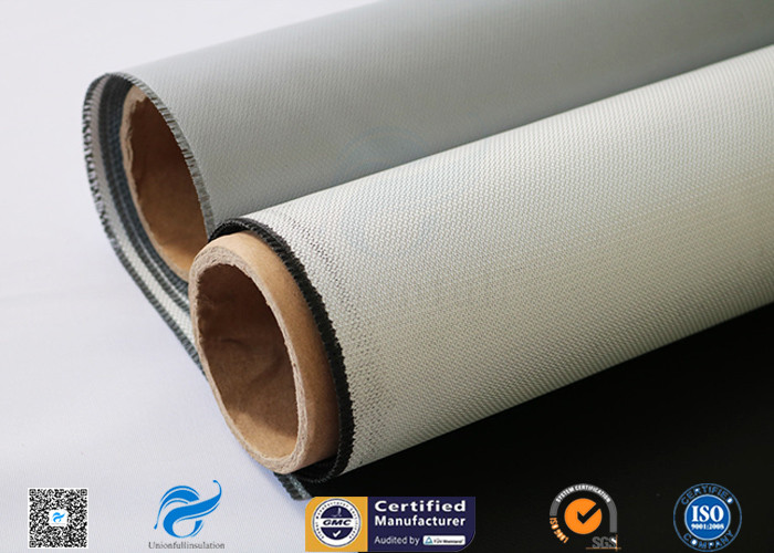 Electrical Insulation Durable Silicone Coated Fiberglass Fabric Satin Weave