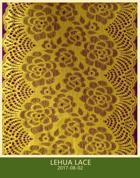 Hot Selling and nice quality Nylon Spandex Stretchy Brazil Lace from China