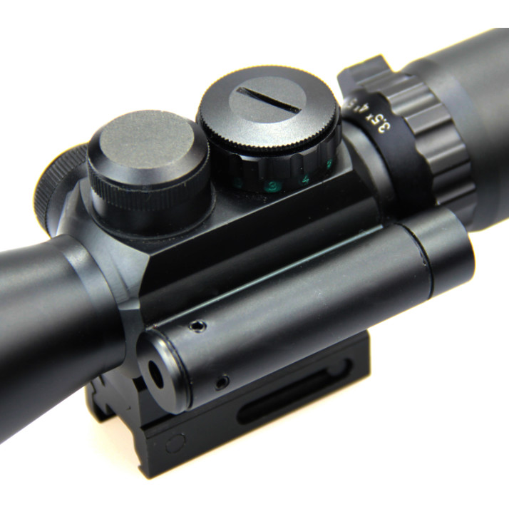 Waterproof Laser Rangefinder fiber optic scope 10x Magnification