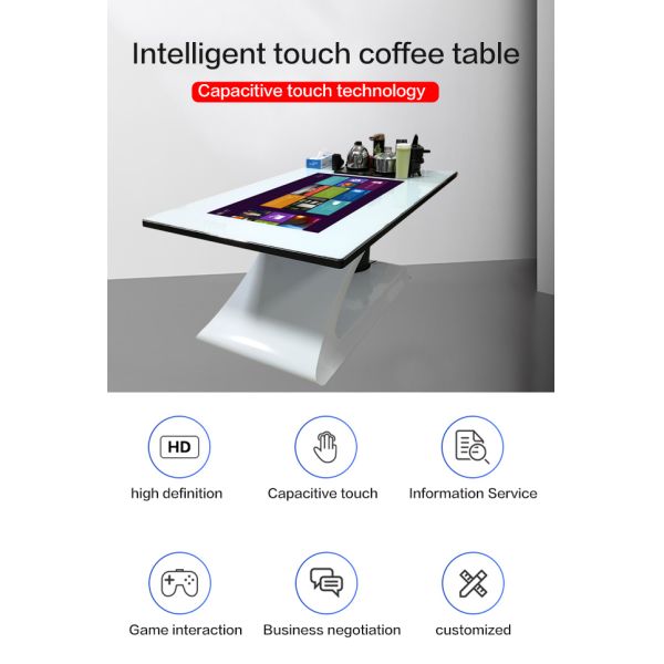 Hottest 43 inch Indoor Smart Interactive Multi Touch Table For Restaurant