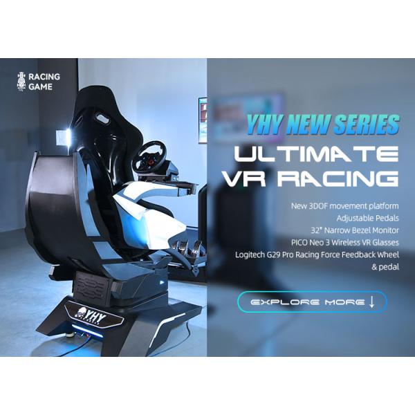 Realistic Vr Racing Games With Steering Wheel Driving Arcade Game Machine
