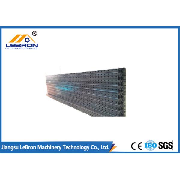 High Production Storage Rack Roll Forming Machine PLC And Converter Controlling System