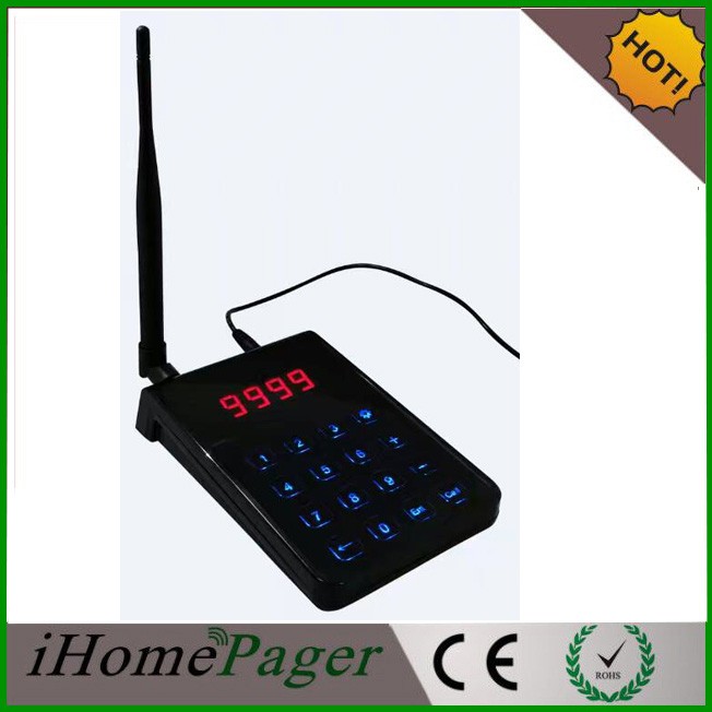 new product touch screen keyboard take food pager system for fast food restaurant
